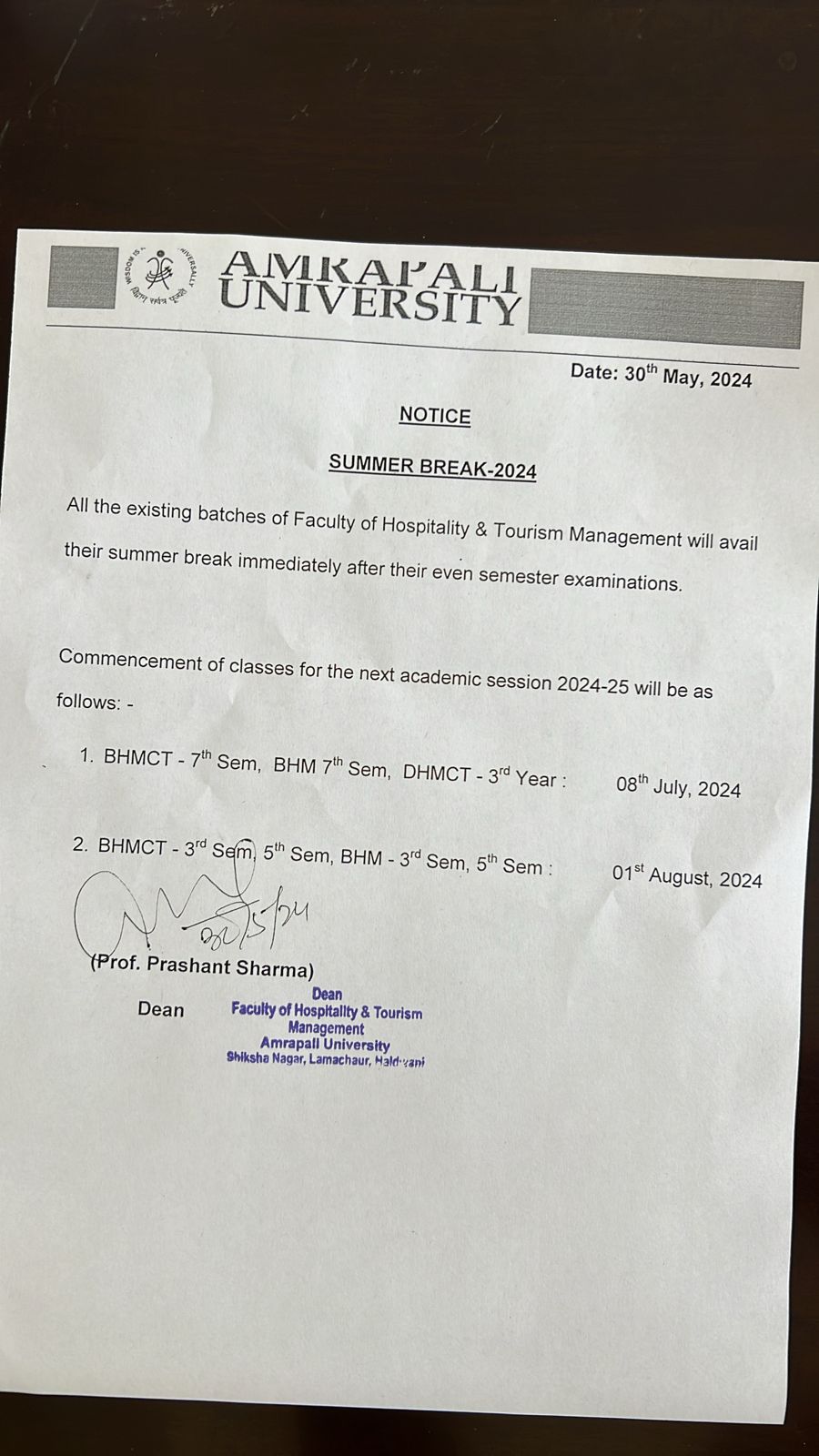 amrapali-university
